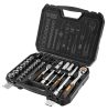 NEO TOOLS Dugókulcskészlet + bitkészlet 1/2", 1/4", 73db 25 év garanciával 10-054
