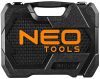 NEO TOOLS Dugókulcskészlet + bitkészlet 1/4", 1/2", 94db 25 év garanciával 10-062