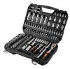 NEO TOOLS Dugókulcskészlet + bitkészlet 1/4", 1/2", 110db 25 év garanciával 10-066