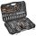 NEO TOOLS Dugókulcskészlet + szerszámkészlet 1/4", 3/8", 1/2", 233db 25 év garanciával 10-078