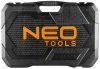 NEO TOOLS Dugókulcskészlet + szerszámkészlet 1/4", 3/8", 1/2", 233db 25 év garanciával 10-078