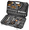 NEO TOOLS Dugókulcskészlet + szerszámkészlet 1/4", 3/8", 1/2", 233db 25 év garanciával 10-078