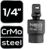 NEO TOOLS Csuklós toldó ütvecsavarozókhoz 1/4" 10-253