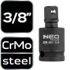 NEO TOOLS Csuklós toldó ütvecsavarozókhoz 3/8" 10-254