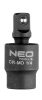 NEO TOOLS Csuklós toldó készlet ütvecsavarozókhoz 1/4", 3/8",1/2" 10-256