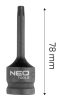 NEO TOOLS Torziós bit ütvecsavarozókhoz 1/2" T30 10-258