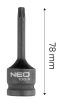 NEO TOOLS Torziós bit ütvecsavarozókhoz 1/2" T40 10-259
