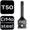 NEO TOOLS Torziós bit ütvecsavarozókhoz 1/2" T50 10-261