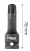 NEO TOOLS Torziós bit ütvecsavarozókhoz 1/2" T70 10-264
