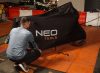 NEO TOOLS Motortakaró ponyva, 220x105x130cm, lélegző, beltéri 10-472
