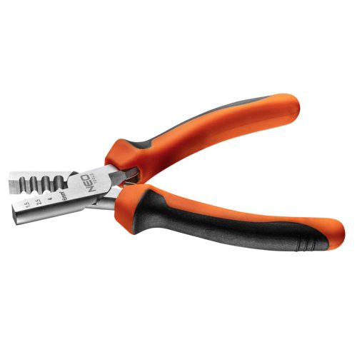 NEO TOOLS Krimpelő-, kábelsarufogó 1.5-6mm², 140mm. 25 év garanciával 01-533