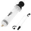 NEO TOOLS Műanyag folyadékbetöltő fecskendő, 200ml 10-805