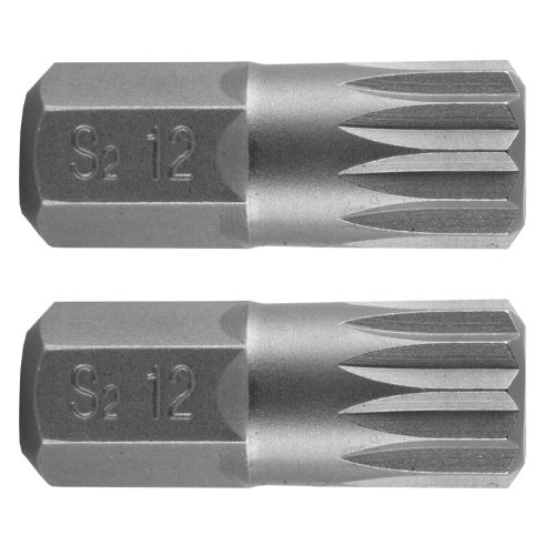 NEO TOOLS Spline bit, 3/8", M12x30mm, S2, 2db 10-904
