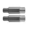 NEO TOOLS Torx bit, 3/8", T100x75mm, CRV, 2db 10-960