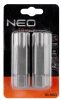 NEO TOOLS Torx bit, 3/8", T100x75mm, CRV, 2db 10-960