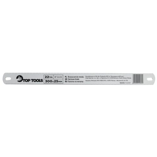 Top Tools FÉMFŰRÉSZLAP 300X25MM KÉTOLDALAS 10A310