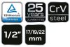 NEO TOOLS Kereszt kerékkulcs 17/19/22/1/2" 25 év garanciával 11-100