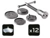 NEO TOOLS TÁRCSAFÉK MUNKAHENGER VISSZANYOMÓ KÉSZLET 12db 11-123