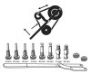 NEO TOOLS Ékszíj feszítő kulcs, 11db 11-168