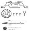 NEO TOOLS Vezérműtengely blokkoló készlet, Opel benzin és dízelmotorok 11-331