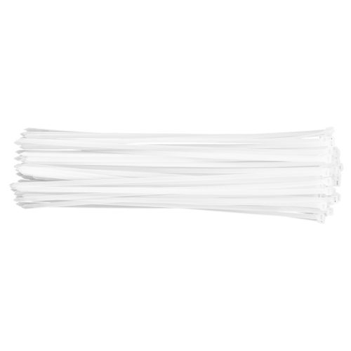 NEO TOOLS KÁBELKÖTEGELŐ, gyorskötöző, 7,6mm x 500mm, fehér, 75db 01-614