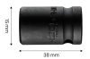NEO TOOLS Gépi dugókulcs 1/2", 15mm, Cr-Mo 12-215