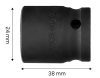 NEO TOOLS Gépi dugókulcs 1/2", 24mm, Cr-Mo 12-224