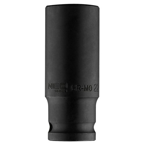 NEO TOOLS Hosszú Gépi dugókulcs 1/2", 22mm, Cr-Mo 12-322