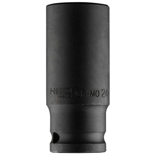 NEO TOOLS Hosszú Gépi dugókulcs 1/2", 24mm, Cr-Mo 12-324