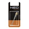 NEO TOOLS Pneumatikus gyorscsatlakozó, tömlővéges, védőrugós 4mm 12-600