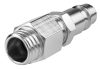 NEO TOOLS Pneumatikus gyorscsatlakozó ellendarab, 8mm tömlővéges, védőrugós 12-606