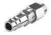 NEO TOOLS Pneumatikus gyorscsatlakozó ellendarab, 8mm tömlővéges, védőrugós 12-606