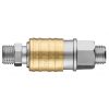 NEO TOOLS Pneumatikus gyorscsatlakozó + ellendarab, 1/4" külsőmenet 12-645