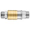 NEO TOOLS Pneumatikus gyorscsatlakozó + ellendarab, 3/8" külsőmenet 12-646