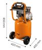 NEO TOOLS Kompresszor, 40L, álló, 2 csatlakozó, 2 nyomásmérő, olajkenésű 2 év garanciával 12K010