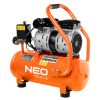 NEO TOOLS Kompresszor, 12L, extra csendes, kefementes motorral, olajmentes, 79(61)dB 2 év garanciával 12K020