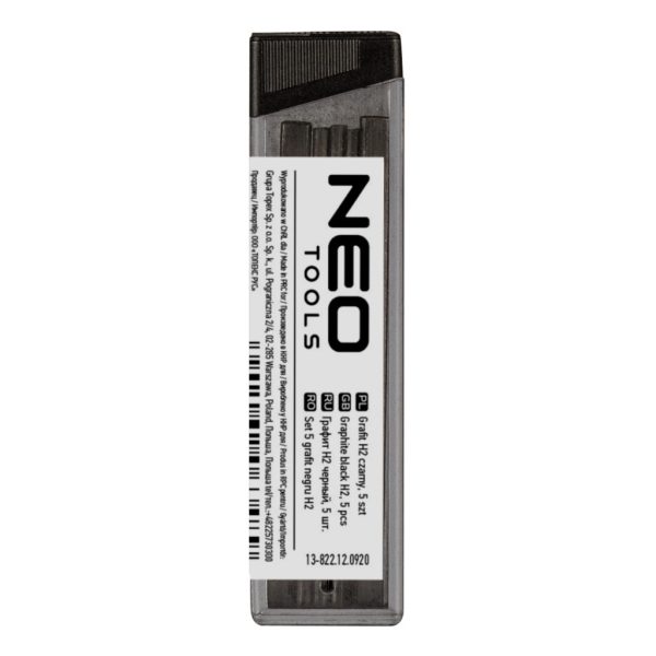 NEO TOOLS Ácsceruza betét fekete H2, 5db, 13-810-hez, 13-815-höz 13-822