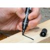 NEO TOOLS Jelölőfilc, vízálló olajalapú festékkel, fekete, vastag hegyű, Rendelési egység: 20db 13-858