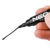 NEO TOOLS Jelölőfilc, vízálló olajalapú festékkel, fekete, vastag hegyű, Rendelési egység: 20db 13-858