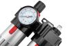 NEO TOOLS Pneumatikus víztelenítő szűrő és olajzó 1/2", nyomásszabályzóval, fém 14-734