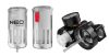 NEO TOOLS Pneumatikus víztelenítő szűrő és olajzó 1/2", nyomásszabályzóval, fém 14-734