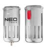 NEO TOOLS Pneumatikus víztelenítő szűrő és olajzó 1/2", nyomásszabályzóval, fém 14-734