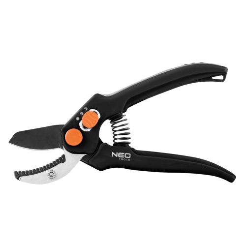 NEO TOOLS Metszőolló, rávágó, max.15mm, teflon bevonat, állítható pengenyílás, 185mm 15-201