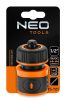 NEO TOOLS Tömlő gyorscsatlakozó 1/2", vizstoppos, kétkomponensű 15-721