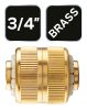 NEO TOOLS Tömlőtoldó csatlakozó 3/4", réz 15-737