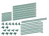 NEO TOOLS Növényház, 240x90x90cm, PE fólia, fémszerkezet 15-912