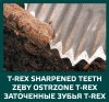 VERTO Ásó T-Rex, élezett, fanyél, műanyag markolat, Minimum rendelés: 4db 15G001