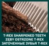 VERTO Ásó T-Rex, élezett, fanyél, műanyag markolat, Minimum rendelés: 4db 15G002