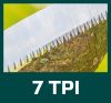 VERTO Ágvágó fűrész, fűrészlap: 180mm, 7 TPI, összecsukható 15G100