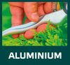 VERTO Metszőolló, rávágó, aluminium, max18mm, teflon bevonat 15G207